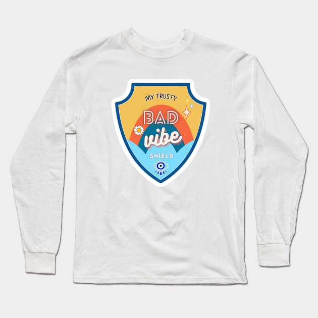 No Bad Vibes Long Sleeve T-Shirt by Tiny Baker